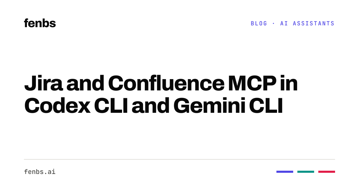Atlassian MCP in Codex CLI and Gemini CLI: setup